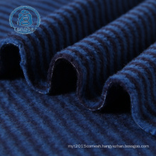 Wholesale yarn dyed stripe 100% polyester polar fleece fabric